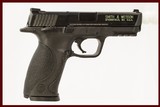 SMITH AND WESSON M&P-40 40S&W USED GUN INV 214074 - 1 of 2