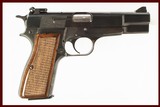 BROWNING HI-POWER 9MM USED GUN INV 211578 - 1 of 2