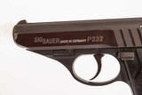 SIG SAUER P232 380 ACP USED GUN INV 214482 - 5 of 6