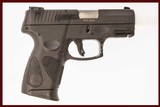 TAURUS PT111 MILLENNIUM G2 9MM USED GUN INV 213096 - 1 of 6
