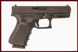 GLOCK 19 GEN 4 9MM USED GUN INV 214731 - 1 of 5