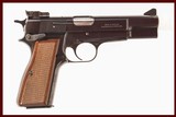 BROWNING HI-POWER 9MM USED GUN INV 214354 - 1 of 5