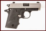 SIG SAUER P238 .380 ACP USED GUN INV 214428 - 1 of 6