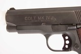 COLT 1911 MK-IV SERIES 80 45 ACP USED GUN INV 215190 - 4 of 5