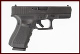 GLOCK 19 GEN4 9MM USED GUN INV 209159 - 1 of 2