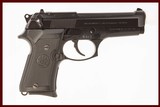 BERETTA 92 COMPACT 9MM USED GUN INV 214307 - 1 of 6