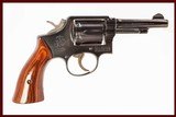 SMITH & WESSON PRE MODEL 10 38 SPL USED GUN INV 210406 - 1 of 8