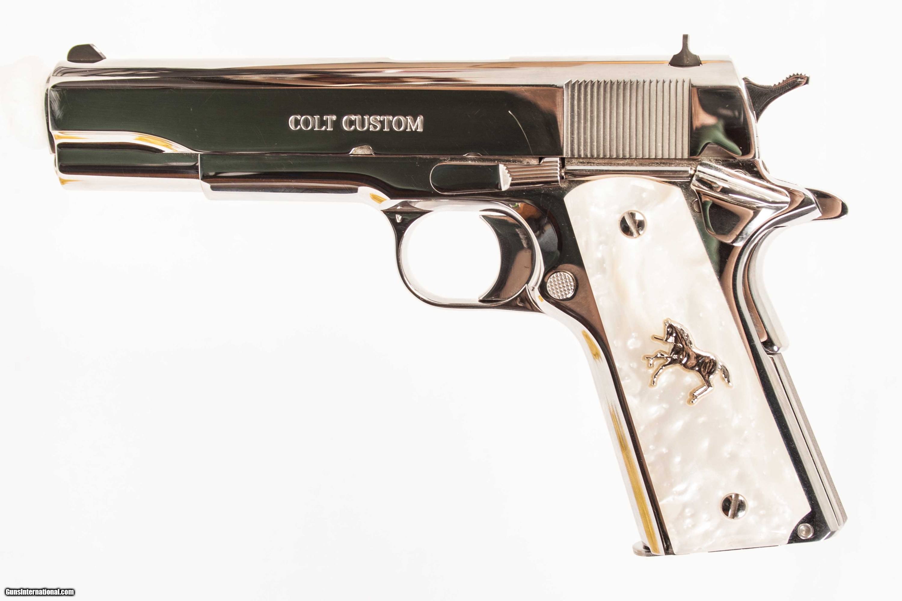 COLT CUSTOM 1911 38 SUPER USED GUN INV 215518