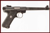 RUGER MARK II TARGET .22 LR USED GUN INV 215355 - 1 of 5
