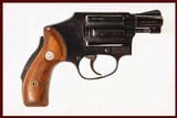 SMITH & WESSON MODEL 40 CENTENNIAL 38 SPL USED GUN INV 215682 - 1 of 6