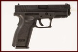 SPRINGFIELD ARMORY XD9 9MM USED GUN INV 215981 - 1 of 6