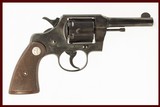 COLT OFFICIAL POLICE 38SPL USED GUN INV 216052 - 1 of 2