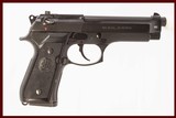 BERETTA 92 POLICE SERIES 40 S&W USED GUN INV 216125 - 1 of 6