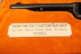 COLT SINGLE ACTION ARMY CUSTOM 3RD GEN 44 SPECIAL USED GUN INV 216220 - 14 of 14