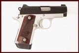 KIMBER MICRO 380 ACP USED GUN INV 216415 - 1 of 5