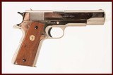 COLT MKIV SERIES 70 1911 GOVERNMENT MODEL 45 ACP USED GUN INV 216537 - 1 of 6