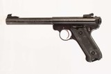 RUGER MK II TARGET 22 LR USED GUN INV 216639 - 6 of 6