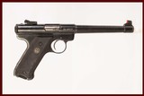 RUGER MARK I 22 LR USED GUN INV 216800 - 1 of 6