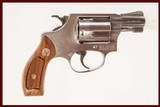 SMITH & WESSON 60-7 38 SPL USED GUN INV 216858 - 1 of 6