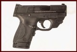 SMITH & WESSON M&P SHIELD 40 S&W USED GUN INV 217129 - 1 of 5