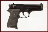BERETTA 92C 9MM USED GUN INV 217235 - 1 of 5