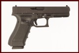 GLOCK 17 GEN 4 9MM USED GUN INV 217177 - 1 of 2