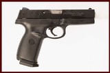 SMITH & WESSON SW40F 40 S&W USED GUN INV 217327 - 1 of 5