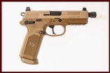 FN FNX-45 TACTICAL 45 ACP USED GUN INV 217635 - 1 of 5