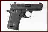 SIG P938 9MM USED GUN INV 217687 - 1 of 2