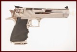 MAGNUM RESEARCH DESERT EAGLE 50 AE USED GUN INV 217550 - 1 of 5