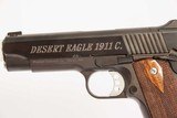 MAGNUM RESEARCH DESERT EAGLE 1911C 45 ACP USED GUN INV 218280 - 4 of 5