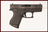 GLOCK 43 9MM USED GUN INV 217891 - 1 of 5