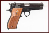 SMITH AND WESSON 39-2 9MM USED GUN INV 215180 - 1 of 2