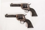 COLT SAA SET OF 2 45 LC USED GUN INV 218431 & 218432 - 2 of 15