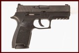 SIG SAUER P250 45 ACP USED GUN INV 218676 - 1 of 5