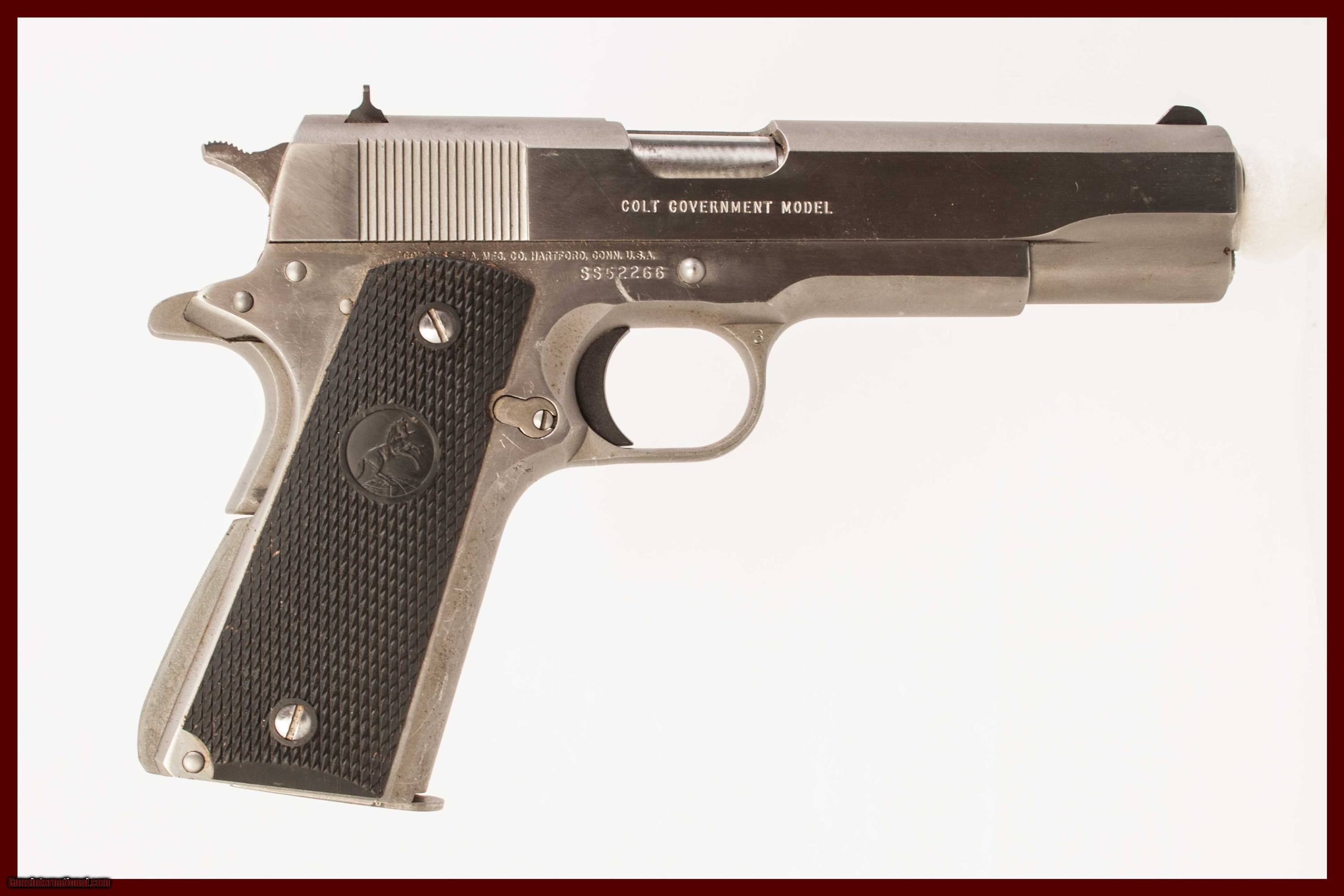 Colt 1911 Mk Iv Series 80 Govt Model 45 Acp Used Gun Inv 218622 4456