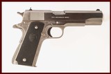 COLT 1911 MK IV SERIES 80 GOV’T MODEL 45 ACP USED GUN INV 218622 - 1 of 6