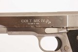 COLT 1911 MK IV SERIES 80 GOV’T MODEL 45 ACP USED GUN INV 218622 - 4 of 6