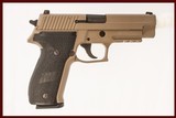 SIG P226 MK-25 9MM USED GUN INV 218998 - 1 of 5