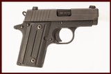 SIG SAUER P238 380 ACP USED GUN INV 219082 - 1 of 5