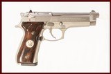 BERETTA 92FS 9MM USED GUN INV 219071 - 1 of 5