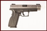 SPRINGFIELD ARMORY XDM-9 9 MM USED GUN INV 219069 - 1 of 5