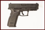 SPRINGFIELD ARMORY XD9 9MM USED GUN INV 219493 - 1 of 5