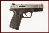 SMITH & WESSON SD9VE 9 MM USED GUN INV 219491 - 1 of 5