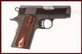 COLT NEW AGENT 1911 45 ACP USED GUN INV 219394 - 1 of 5