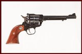 RUGER NEW MODEL SINGLE SIX 22 LR USED GUN INV 219395 - 1 of 5