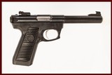 RUGER 22/45 TARGET 22 LR USED GUN INV 219396 - 1 of 5