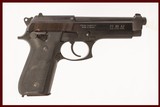 TAURUS PT 92AF 9MM USED GUN INV 219459 - 1 of 6