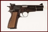 BROWNING HI-POWER 40 S&W USED GUN INV 219402 - 1 of 6