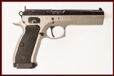 CZ 75 TACTICAL SPORTS 40 S&W USED GUN INV 219770 - 1 of 5